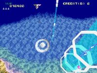 une photo d'Ã©cran de Xevious 3D sur Sony Playstation